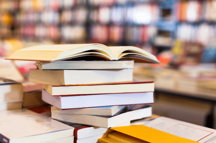 National Book Lovers Day - A stack of books