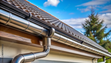 Roof gutter replacement -a clean roof gutter replacement