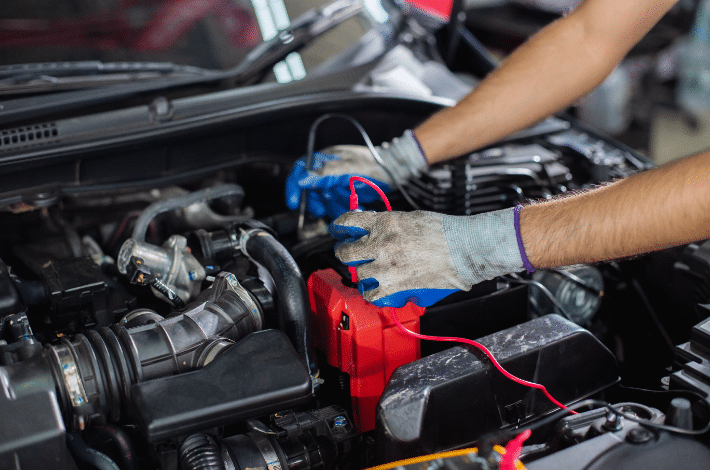 Auto-electricians - car engine