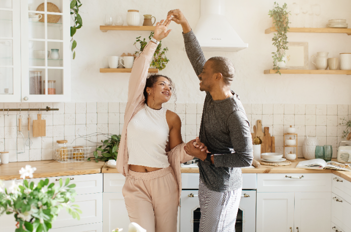 National Spouses Day - A happy couple dancing