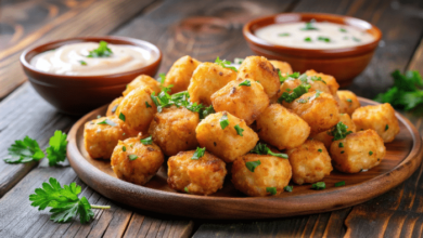 Fun Facts About National Tater Tots Day - delicious looking tater tots meal