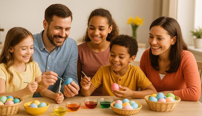 Easter traditions for blended families-family bonding over Easter traditions