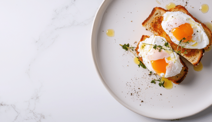 National Egg Day- eggs on toast