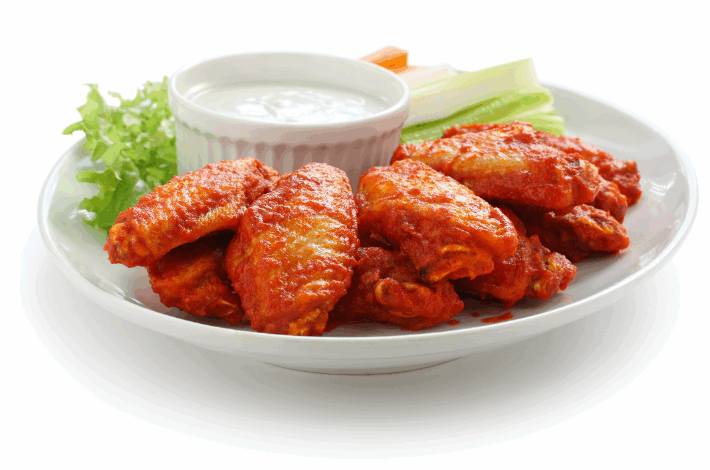 Fun facts about National Chicken Wings Day - A plate of delicious wings