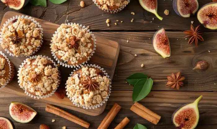 Fig And Banana Oat Muffins - delicious looking muffins