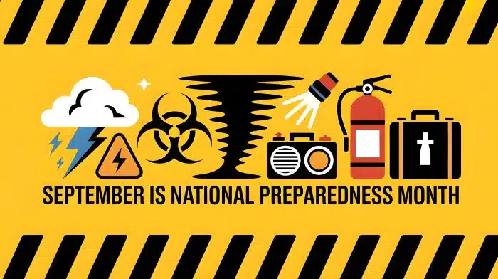 National Preparedness month (NPM) is observed every year in September, to promote family and community disaster planning now and throughout the year.