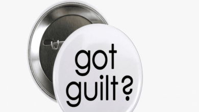 Guilt Parenting in Blended Families - got guilt text with a question mark
