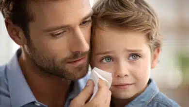 stepfather when biological father is absent - Stepdad comforting crying stepson-stepfather when biological father is absent - Stepdad comforting crying stepson
