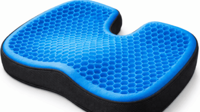 Gel seat pad - blue gel seat pad