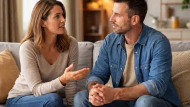 what wives wish their stepdad husbands knew-Wife in conversation with stepdad husband