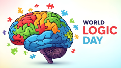 World Logic Day - image of a colorful human brain