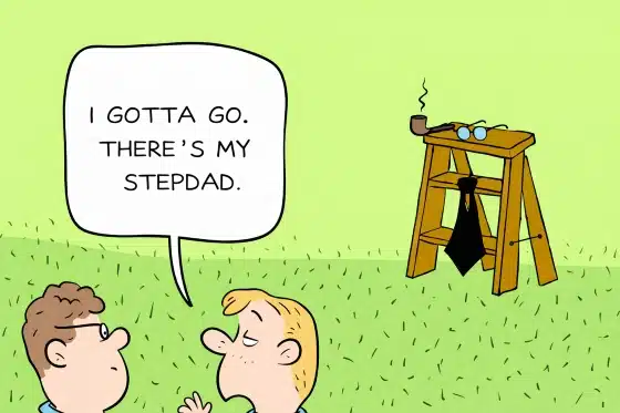 Image showing an invisible stepdad