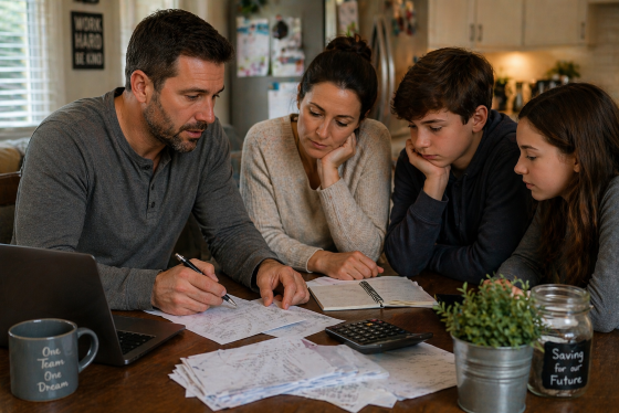 The Father Factor - Stepdad helping manage finances in a blended family household