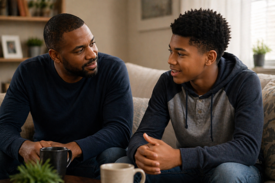 why won’t my stepson open up - Stepson engaging in conversation with stepson