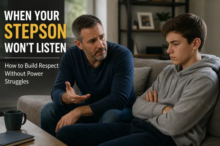 Stepson won't listen - stepdad trying to communicate to his stepson